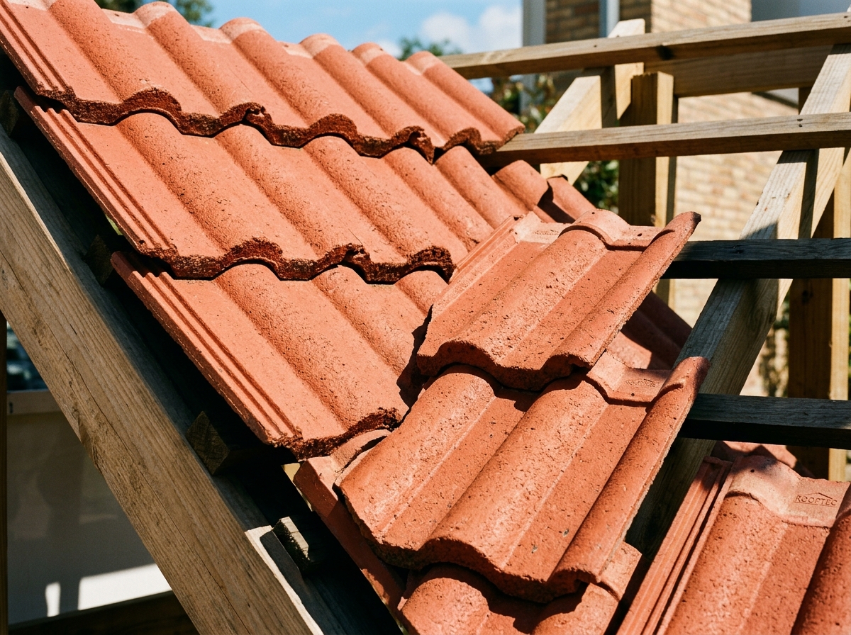 Double Roman Terracotta Concrete Roof Tile