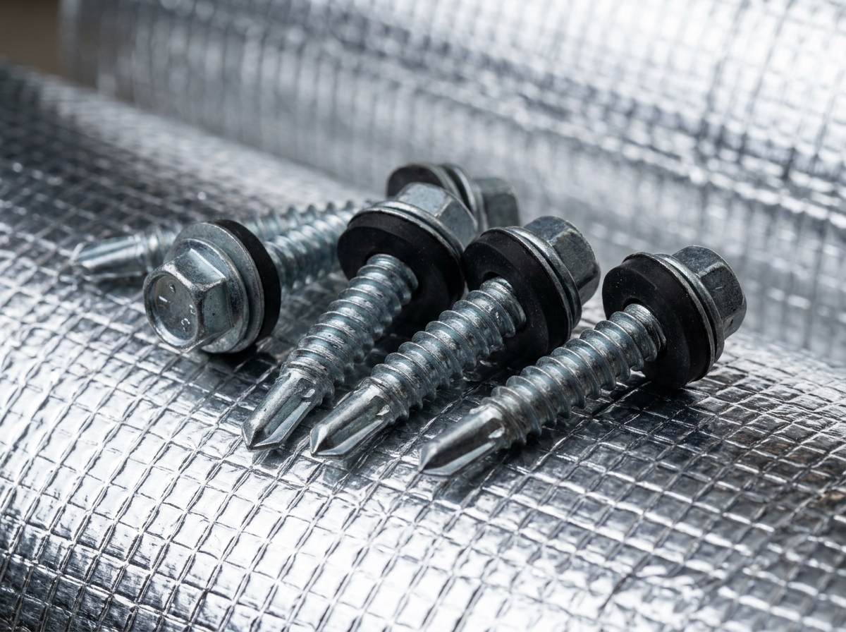 65mm Roofing Screws with Washers (Pack of 100)